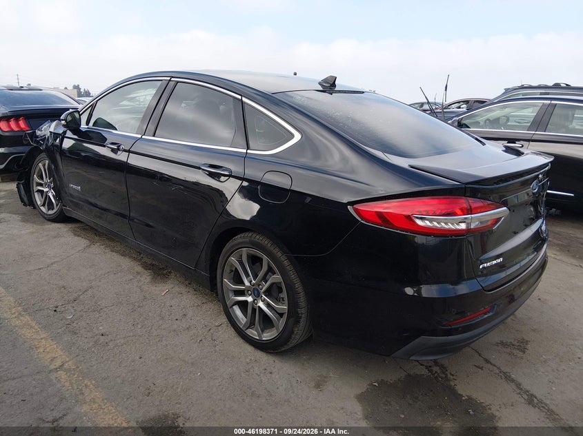 Vin: 3fa6p0ru1kr200311, lot: 46698255, ford fusion hybrid titanium 20193