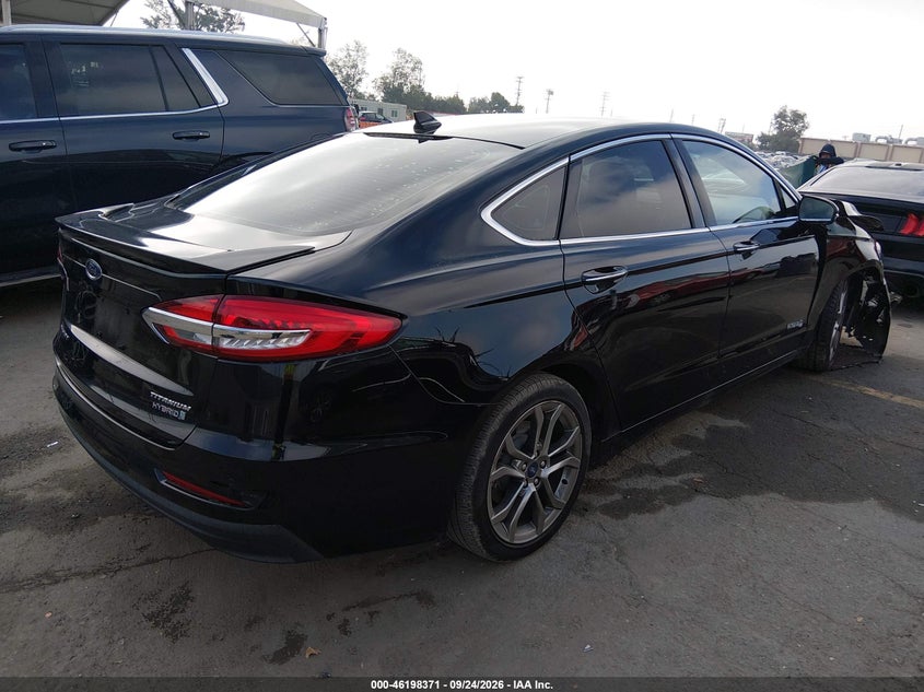 Vin: 3fa6p0ru1kr200311, lot: 46698255, ford fusion hybrid titanium 20194