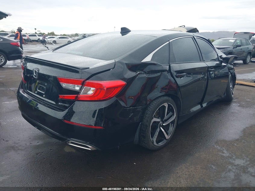 Vin: 1hgcv1f37ja203986, lot: 46698265, honda accord sport 20184