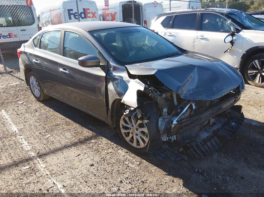 Vin: 3n1ab7ap7jy318209, lot: 46698270, nissan sentra sv 20181