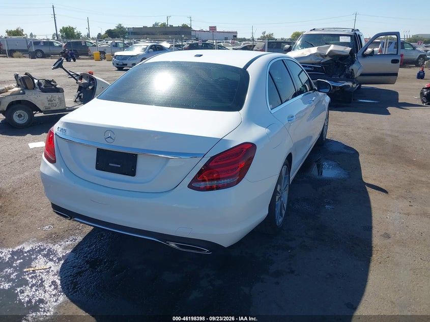 Vin: 55swf4jb4ju273332, lot: 46698282, mercedes-benz c 300 20184