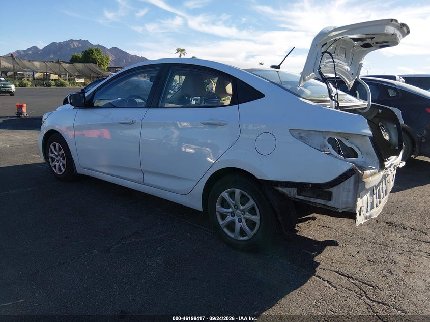 Vin: kmhct4ae0cu221189, lot: 46698301, hyundai accent gls 20123