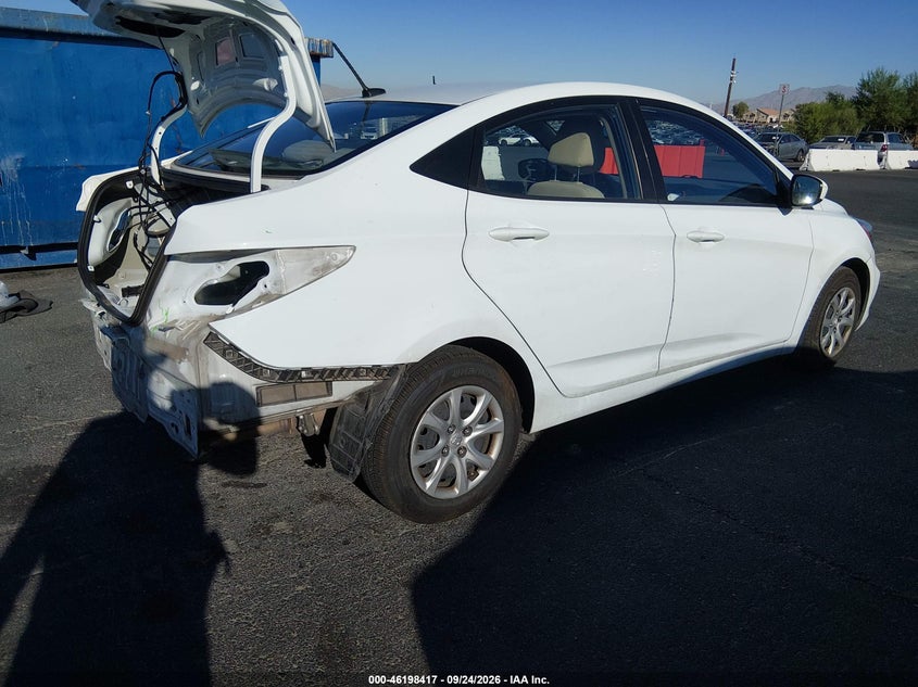 Vin: kmhct4ae0cu221189, lot: 46698301, hyundai accent gls 20124
