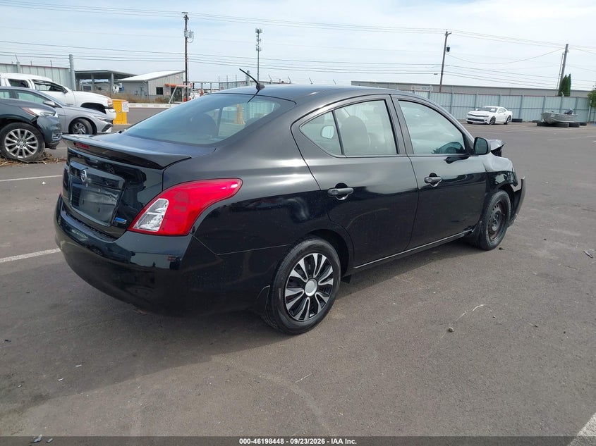 Vin: 3n1cn7ap5dl838135, lot: 46698332, nissan versa s plus 20134