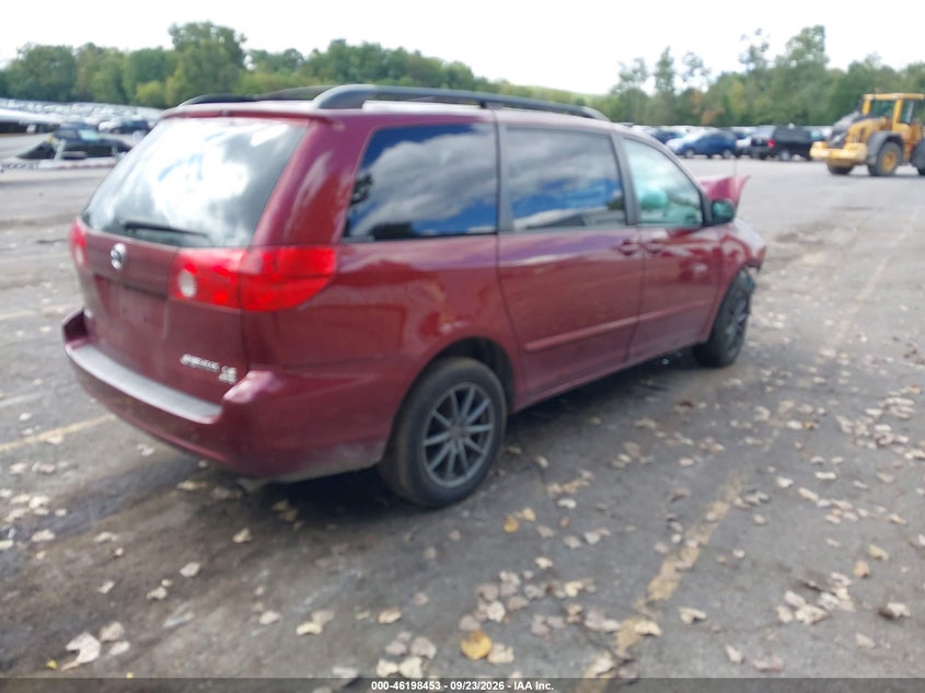 Vin: 5tdjk4cc8as033175, lot: 46698337, toyota sienna le 20104