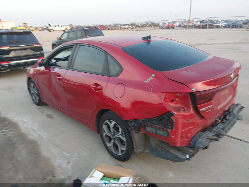 Vin: 3kpf24ad3le143209, lot: 46698377, kia forte lxs 20203