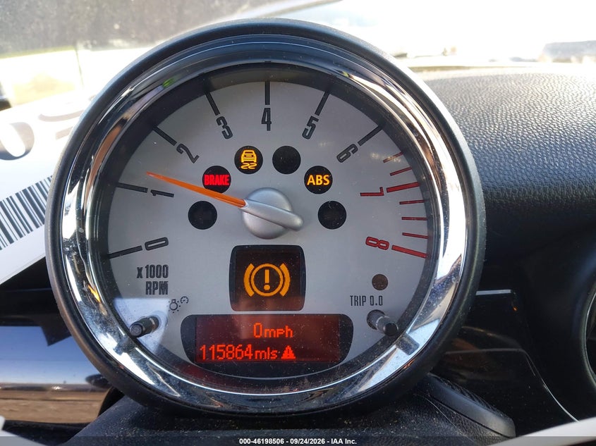 MINI COOPER S 2012 VIN WMWSX3C5XCT408177