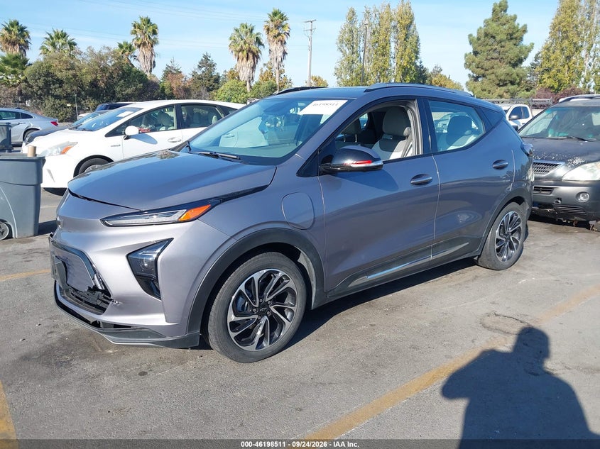 Vin: 1g1fz6s00p4182455, lot: 46698395, chevrolet bolt euv fwd premier 20232