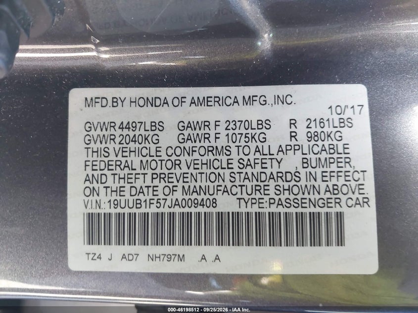 2018 ACURA TLX TECH PKG · Фото 9