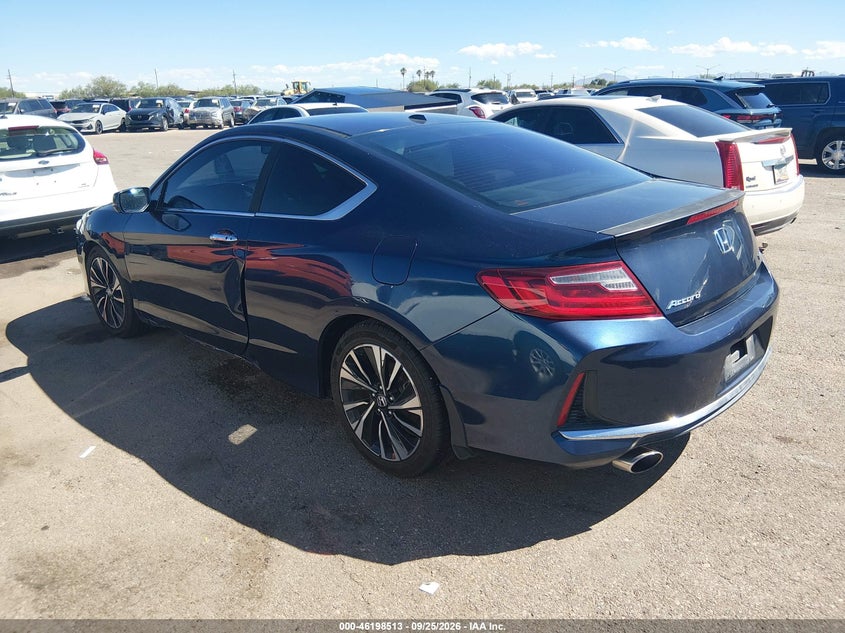 Vin: 1hgct2b99ha001005, lot: 46698397, honda accord ex-l v6 20173