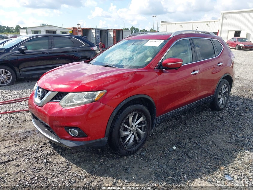 2014 Nissan Rogue Sl, Обычный износ, IAAI, VIN 5N1AT2MT4EC856902 — фото 2