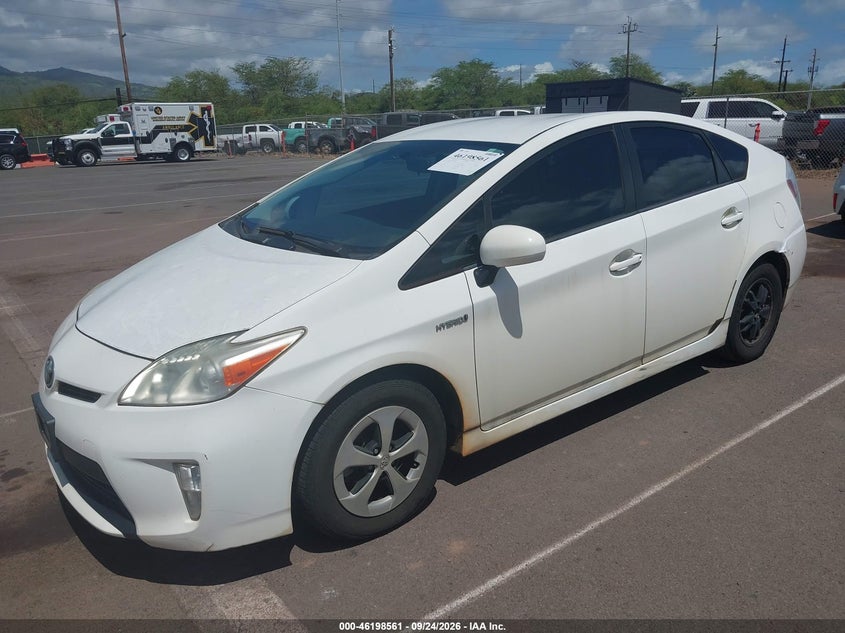 Vin: jtdkn3du0d5558206, lot: 46698445, toyota prius two 20132