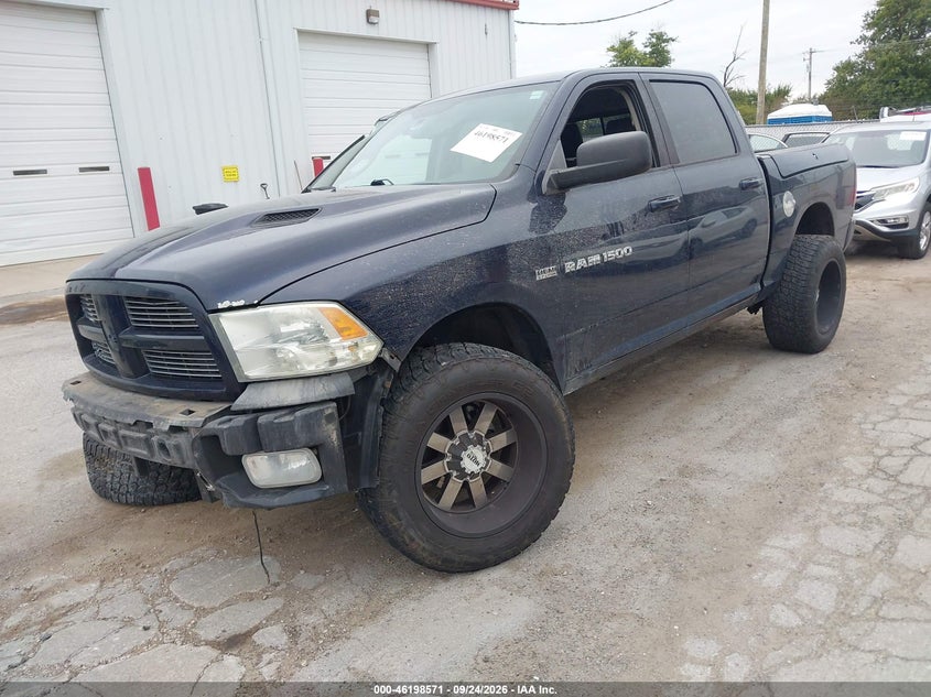 Vin: 1c6rd7mt2cs231345, lot: 46698455, ram 1500 sport 20122