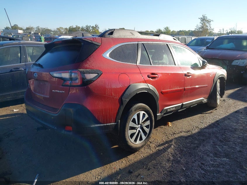Vin: 4s4btadc9s3241577, lot: 46698483, subaru outback premium 20254