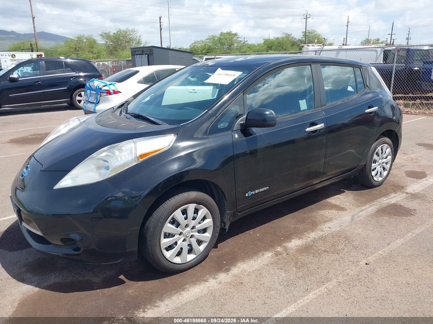 Vin: 1n4az0cpxdc416506, lot: 46698580, nissan leaf s 20132