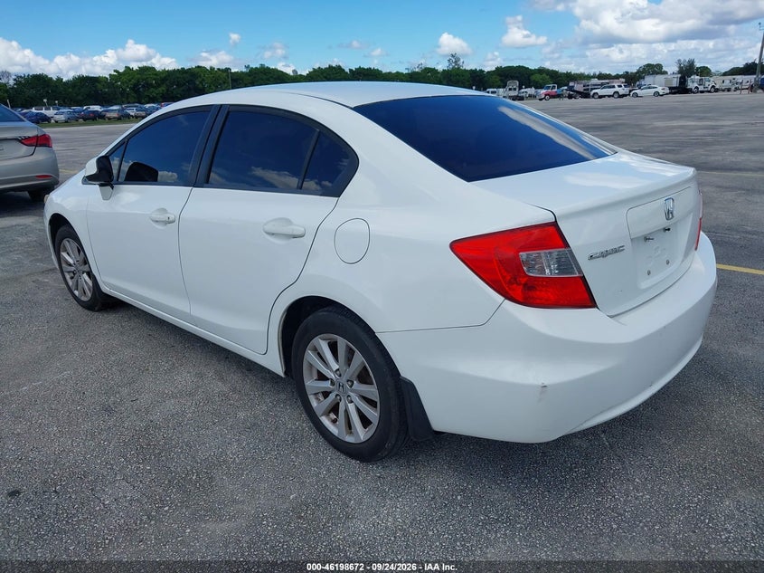 Vin: 2hgfb2f86ch334516, lot: 46698584, honda civic sdn ex 20123