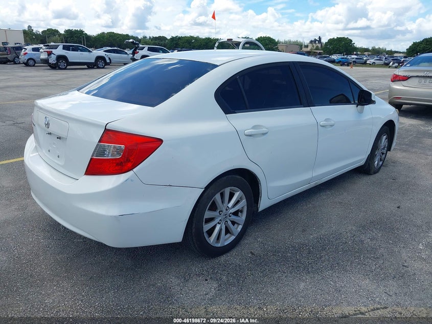 Vin: 2hgfb2f86ch334516, lot: 46698584, honda civic sdn ex 20124