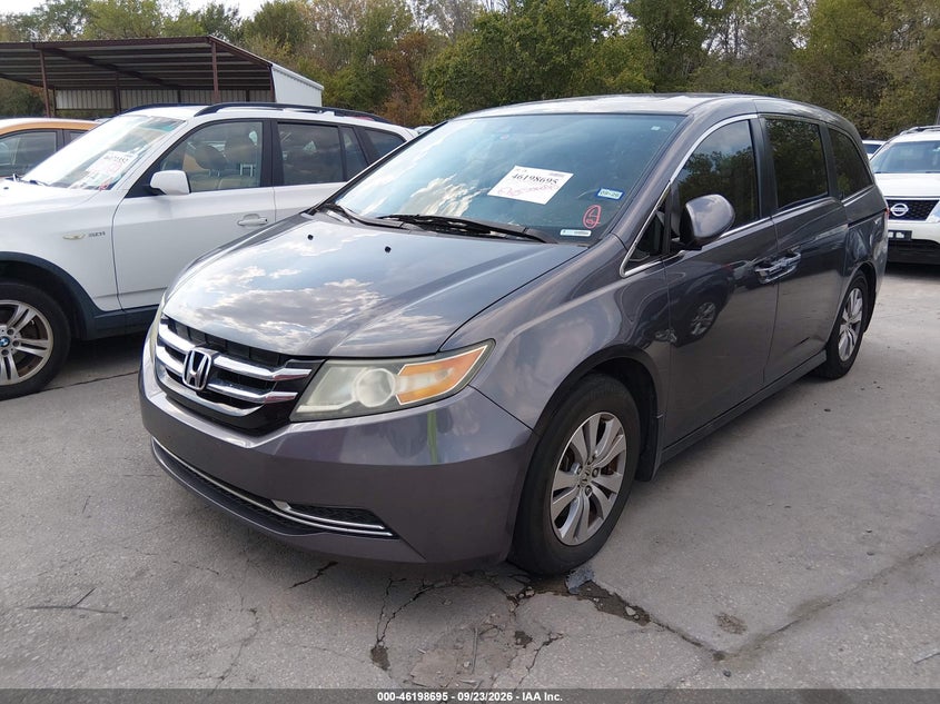 Vin: 5fnrl5h66fb086154, lot: 46698607, honda odyssey ex-l 20152