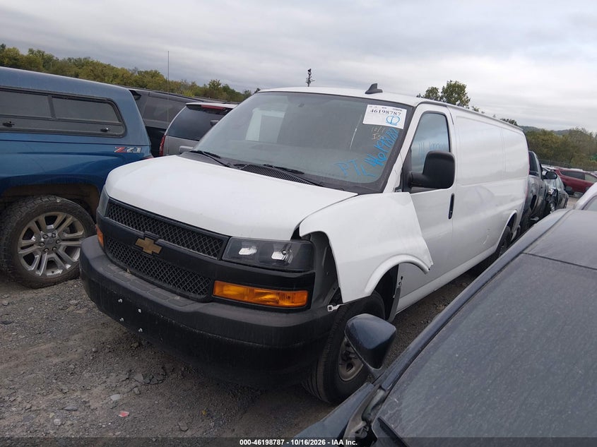 Vin: 1gcwgbfp1r1289287, lot: 46698700, chevrolet cargo express rwd 2500 extended wheelbase wt 20242