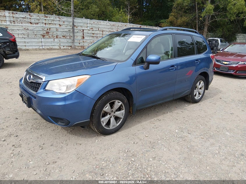 2015 Subaru Forester, Правий бік, IAAI, VIN JF2SJADC5FH558017 — фото 2