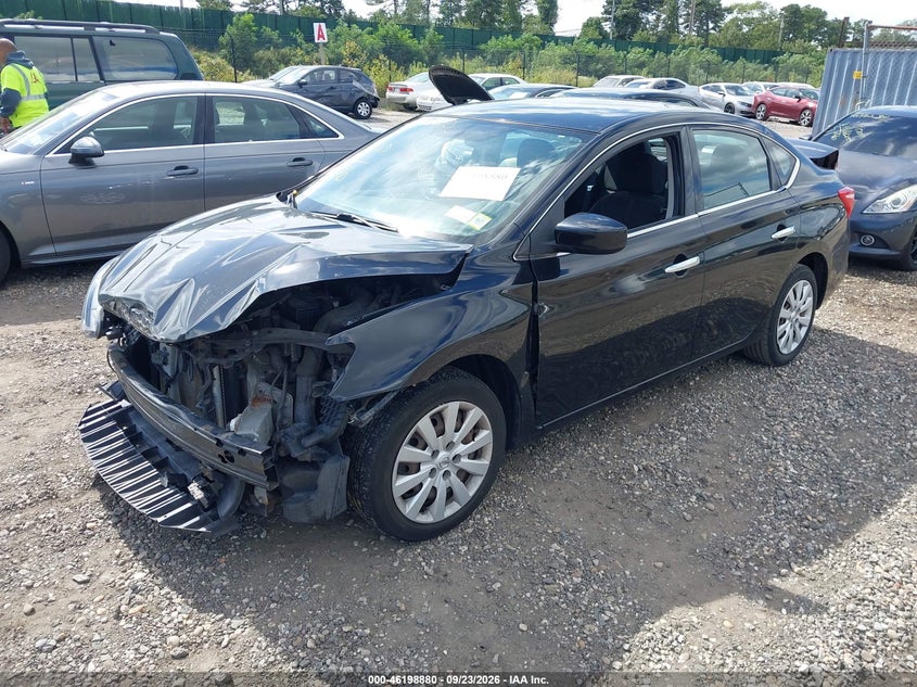 Vin: 3n1ab7ap2jy221550, lot: 46698792, nissan sentra s 20182