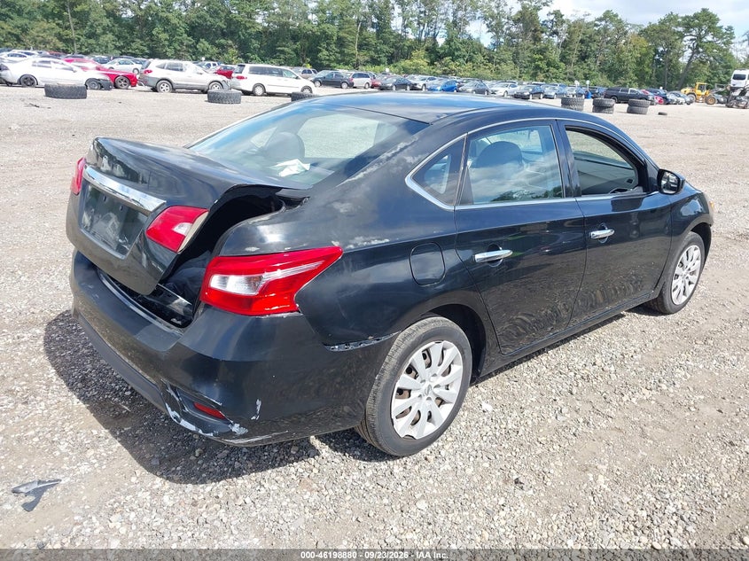 Vin: 3n1ab7ap2jy221550, lot: 46698792, nissan sentra s 20184