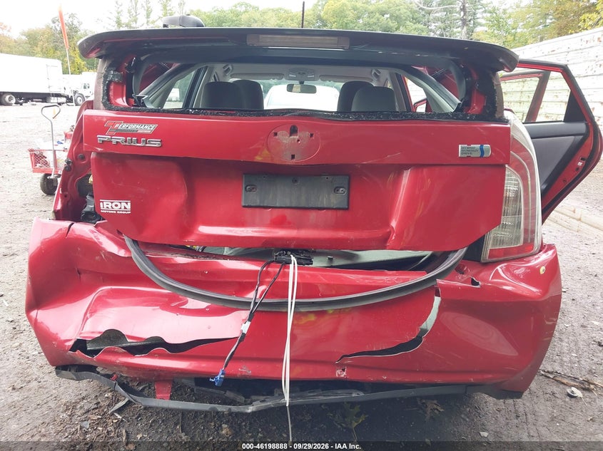 TOYOTA PRIUS 2013 VIN JTDKN3DUXD1688548