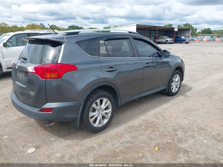 Vin: jtmdfrev4dd001367, lot: 46698806, toyota rav4 limited 20134
