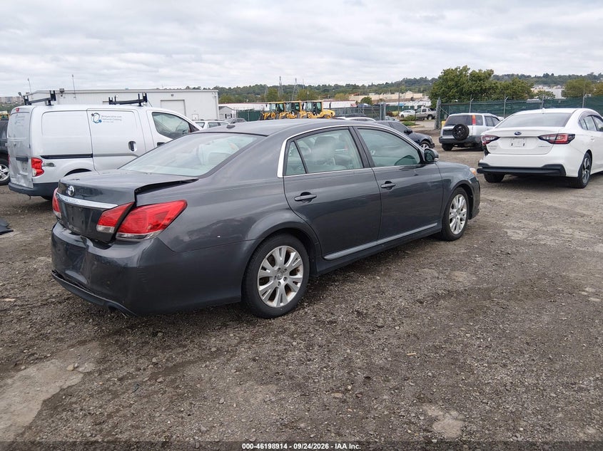 Vin: 4t1bk3dbxbu429833, lot: 46698826, toyota avalon 20114