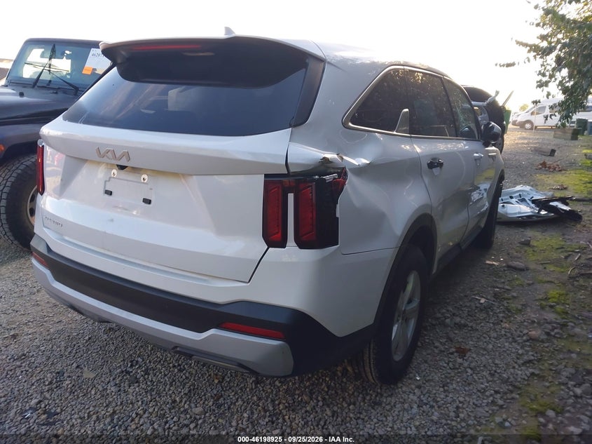 Vin: 5xyrg4jcxsg327070, lot: 46698837, kia sorento lx 20254