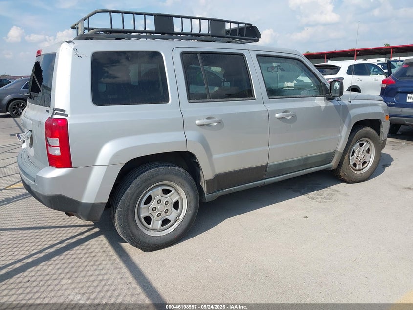 Vin: 1j4nt1gb6bd150694, lot: 46698869, jeep patriot sport 20114