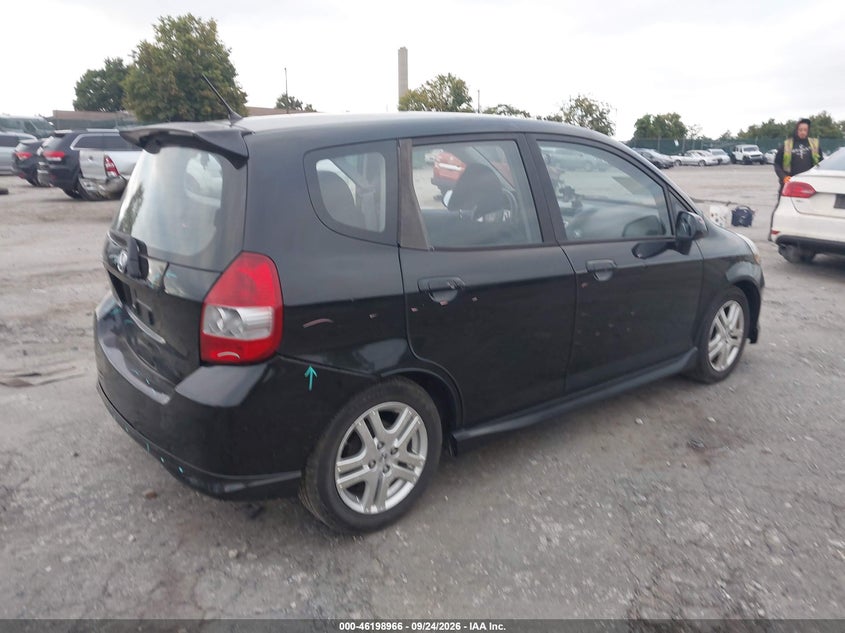 HONDA FIT 2008 VIN JHMGD38668S002671