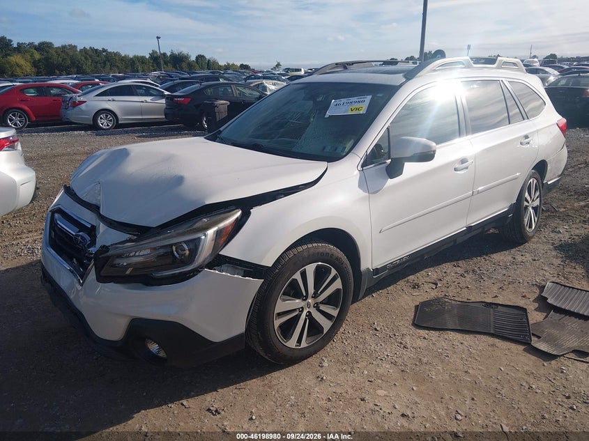 Vin: 4s4bsanc3j3314488, lot: 46698892, subaru outback 2.5i limited 20182