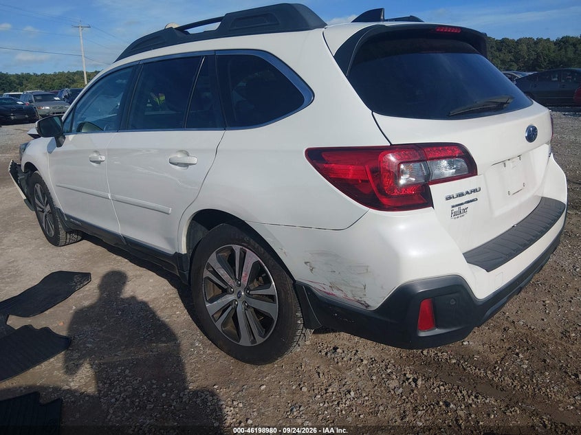 Vin: 4s4bsanc3j3314488, lot: 46698892, subaru outback 2.5i limited 20183