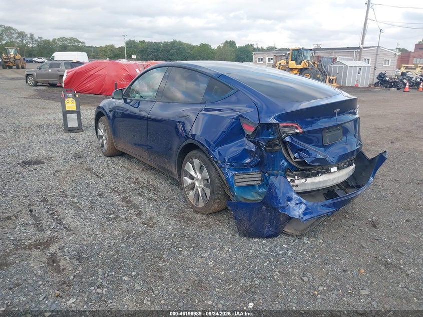 Vin: 5yjygded6mf106428, lot: 46698901, tesla model y standard range rear-wheel drive 20213