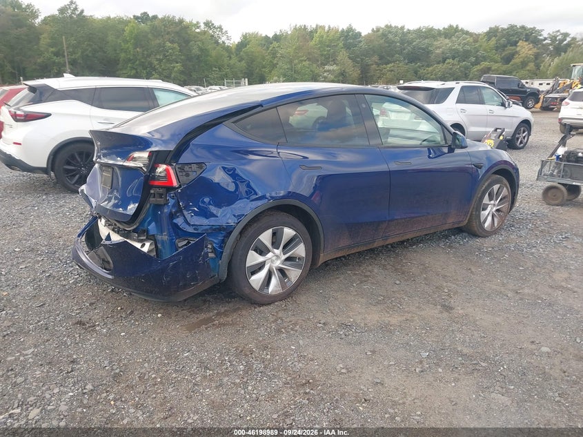 Vin: 5yjygded6mf106428, lot: 46698901, tesla model y standard range rear-wheel drive 20214
