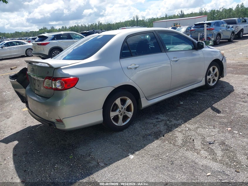Vin: 2t1bu4ee5bc658480, lot: 46698921, toyota corolla s 20114