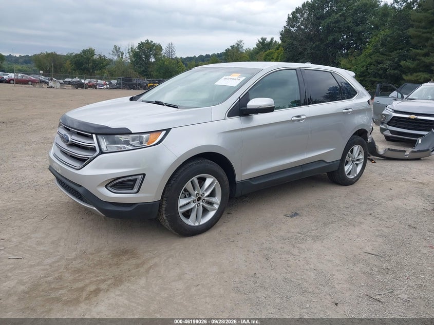 2016 Ford Edge Sel, Удар сзади, IAAI, VIN 2FMPK4J87GBB32665 — фото 2