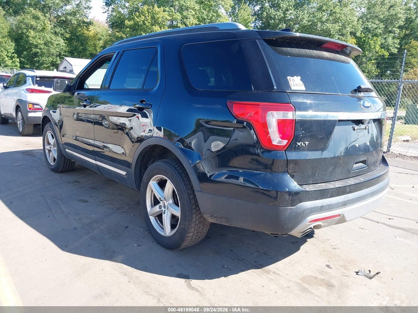 Vin: 1fm5k8d86ggc96802, lot: 46698960, ford explorer xlt 20163