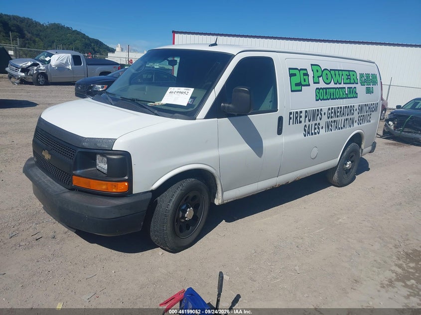Vin: 1gcsgafx2d1188003, lot: 46698964, chevrolet express work van 20132