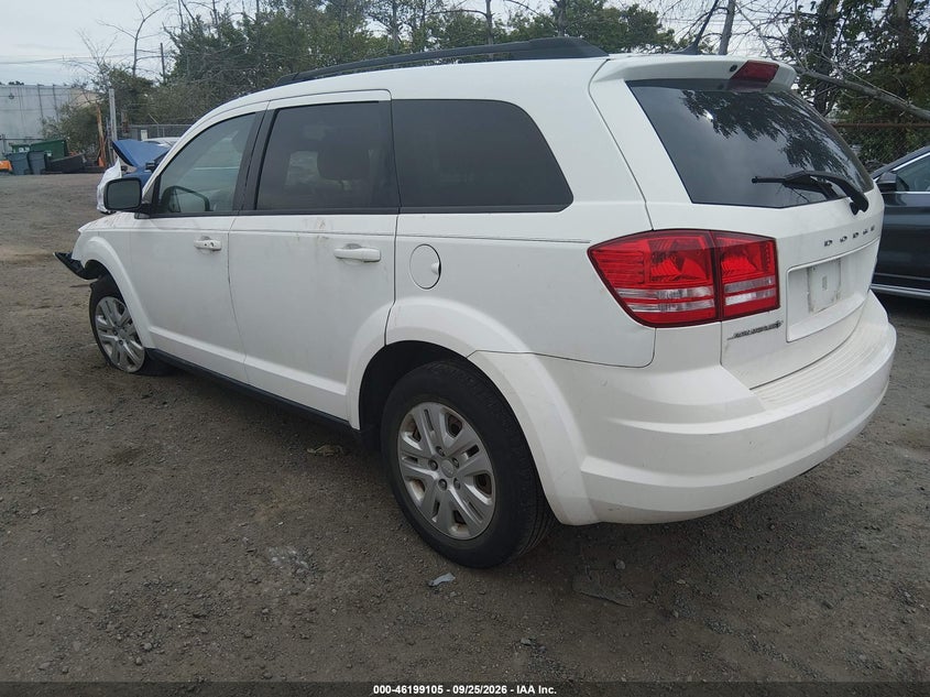 Vin: 3c4pdcab4jt444166, lot: 46699017, dodge journey se 20183