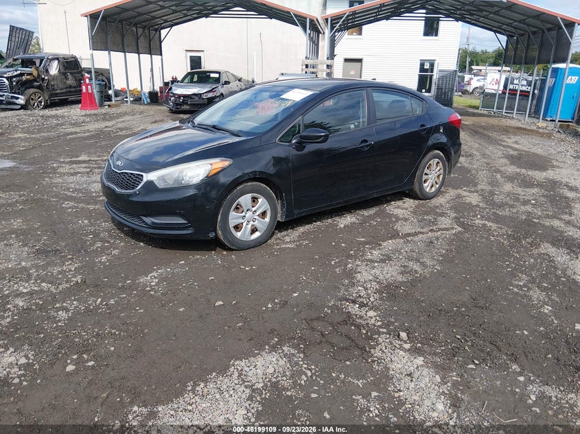 Vin: knafk4a66g5493563, lot: 46699021, kia forte lx 20162