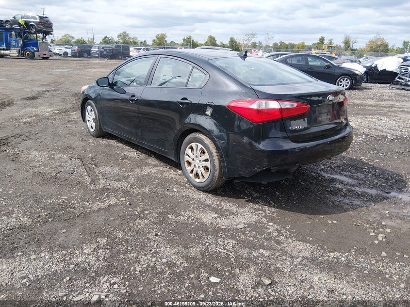 Vin: knafk4a66g5493563, lot: 46699021, kia forte lx 20163