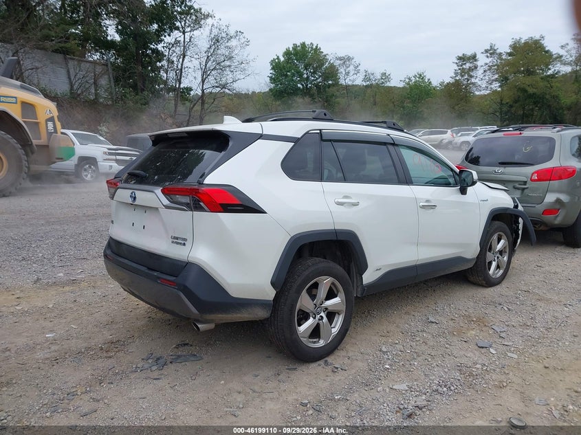 Vin: 2t3dwrfv3kw029384, lot: 46699022, toyota rav4 hybrid limited 20194