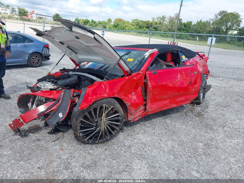 Vin: 1g1ff3d72h0171239, lot: 46699040, chevrolet camaro 1ss 20172