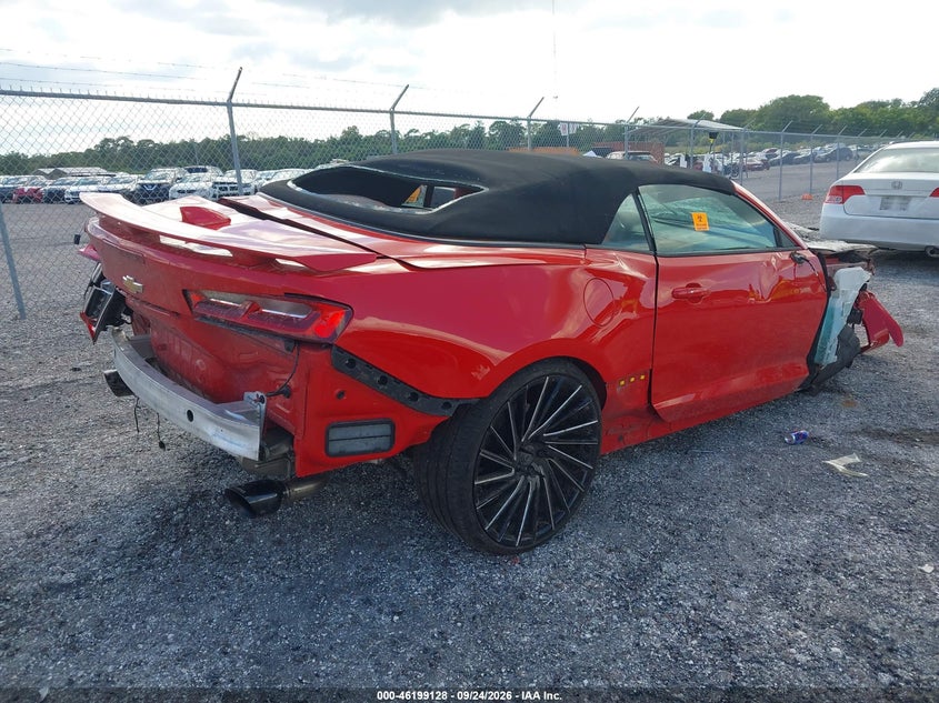 Vin: 1g1ff3d72h0171239, lot: 46699040, chevrolet camaro 1ss 20174