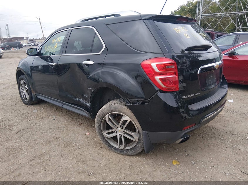 Vin: 2gnflge31h6184792, lot: 46699055, chevrolet equinox premier 20173