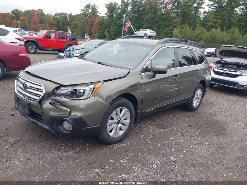 2016 Subaru Outback 2.5I Premium, Left Side, IAAI, VIN 4S4BSAFC4G3202693 — photo 2