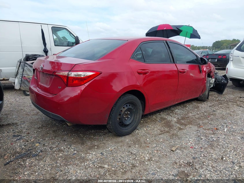 Vin: 5yfburhe7kp876087, lot: 46699098, toyota corolla le 20194
