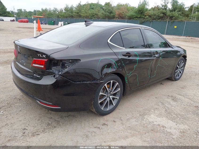 Vin: 19uub3f72fa006632, lot: 46699134, acura tlx v6 advance 20154